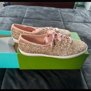 Keds x kate spade new york Champion Glitter bridal sneakers